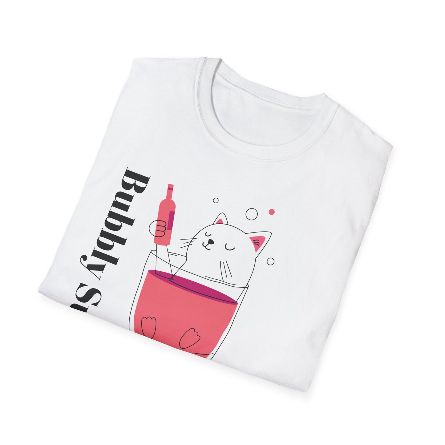 Cat in Wine Glass T-Shirt — Cute Cat & Wine Graphic Tee
